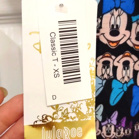 NWT LulaRoe Disney Minnie Mouse Top Size XS - Picture 4 of 5